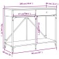 vidaXL Konsolentisch Braun Eichen-Optik 100x39x78,5 cm Holzwerkstoff vidaXL Konsolentisch Braun Eichen-Optik 100x39x78,5 cm Holzwerkstoff