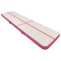 vidaXL Aufblasbare Gymnastikmatte mit Pumpe 700x100x20 cm PVC Rosa vidaXL Aufblasbare Gymnastikmatte mit Pumpe 700x100x20 cm PVC Rosa
