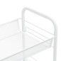 vidaXL Küchenwagen 5 Etagen Weiß 46x26x105 cm Eisen vidaXL Küchenwagen 5 Etagen Weiß 46x26x105 cm Eisen
