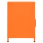 vidaXL Nachttisch Orange 35x35x51 cm Stahl vidaXL Nachttisch Orange 35x35x51 cm Stahl