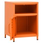 vidaXL Nachttisch Orange 35x35x51 cm Stahl vidaXL Nachttisch Orange 35x35x51 cm Stahl