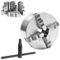 vidaXL 4-Backen-Drehfutter Selbstzentrierend 200 mm Stahl vidaXL 4-Backen-Drehfutter Selbstzentrierend 200 mm Stahl