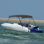 vidaXL 3-Bow Bimini Top Anthrazit 183x196x137 cm vidaXL 3-Bow Bimini Top Anthrazit 183x196x137 cm