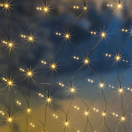 HI LED-Lichternetz zu Weihnachten 160 LEDs