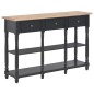 vidaXL Konsolentisch Schwarz 110x30x76 cm Holzwerkstoff vidaXL Konsolentisch Schwarz 110x30x76 cm Holzwerkstoff