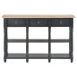 vidaXL Konsolentisch Schwarz 110x30x76 cm Holzwerkstoff vidaXL Konsolentisch Schwarz 110x30x76 cm Holzwerkstoff