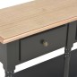 vidaXL Konsolentisch Schwarz 110x30x76 cm Holzwerkstoff vidaXL Konsolentisch Schwarz 110x30x76 cm Holzwerkstoff