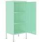 vidaXL Lagerschrank Minzgrün 42,5x35x101,5 cm Stahl vidaXL Lagerschrank Minzgrün 42,5x35x101,5 cm Stahl