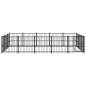 vidaXL Outdoor-Hundezwinger Stahl 14,11 m² vidaXL Outdoor-Hundezwinger Stahl 14,11 m²