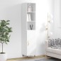 vidaXL Highboard Weiß 34,5x34x180 cm Holzwerkstoff vidaXL Highboard Weiß 34,5x34x180 cm Holzwerkstoff