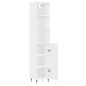 vidaXL Highboard Weiß 34,5x34x180 cm Holzwerkstoff vidaXL Highboard Weiß 34,5x34x180 cm Holzwerkstoff