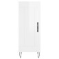 vidaXL Highboard Hochglanz-Weiß 34,5x34x180 cm Holzwerkstoff vidaXL Highboard Hochglanz-Weiß 34,5x34x180 cm Holzwerkstoff