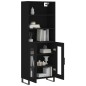 vidaXL Highboard Schwarz 69,5x34x180 cm Holzwerkstoff vidaXL Highboard Schwarz 69,5x34x180 cm Holzwerkstoff