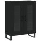 vidaXL Highboard Schwarz 69,5x34x180 cm Holzwerkstoff vidaXL Highboard Schwarz 69,5x34x180 cm Holzwerkstoff