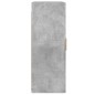 vidaXL Wandschränke 2 Stk. Betongrau Holzwerkstoff vidaXL Wandschränke 2 Stk. Betongrau Holzwerkstoff