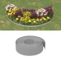 vidaXL Rasenkanten 2 Stk. Grau 10 m 15 cm Polyethylen vidaXL Rasenkanten 2 Stk. Grau 10 m 15 cm Polyethylen