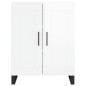 vidaXL Highboard Hochglanz-Weiß 69,5x34x180 cm Holzwerkstoff vidaXL Highboard Hochglanz-Weiß 69,5x34x180 cm Holzwerkstoff