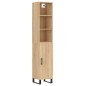 vidaXL Highboard Sonoma-Eiche 34,5x34x180 cm Holzwerkstoff vidaXL Highboard Sonoma-Eiche 34,5x34x180 cm Holzwerkstoff
