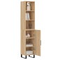 vidaXL Highboard Sonoma-Eiche 34,5x34x180 cm Holzwerkstoff vidaXL Highboard Sonoma-Eiche 34,5x34x180 cm Holzwerkstoff