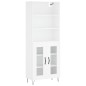 vidaXL Highboard Weiß 69,5x34x180 cm Holzwerkstoff vidaXL Highboard Weiß 69,5x34x180 cm Holzwerkstoff