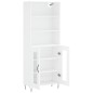 vidaXL Highboard Weiß 69,5x34x180 cm Holzwerkstoff vidaXL Highboard Weiß 69,5x34x180 cm Holzwerkstoff