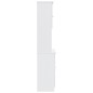 vidaXL Highboard ALTA Weiß 77x35x165 cm Massivholz Kiefer vidaXL Highboard ALTA Weiß 77x35x165 cm Massivholz Kiefer