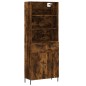 vidaXL Highboard Räuchereiche 69,5x34x180 cm Holzwerkstoff vidaXL Highboard Räuchereiche 69,5x34x180 cm Holzwerkstoff