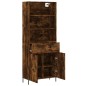 vidaXL Highboard Räuchereiche 69,5x34x180 cm Holzwerkstoff vidaXL Highboard Räuchereiche 69,5x34x180 cm Holzwerkstoff