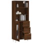 vidaXL Highboard Braun Eichen-Optik 69,5x34x180 cm Holzwerkstoff vidaXL Highboard Braun Eichen-Optik 69,5x34x180 cm Holzwerkstoff