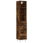 vidaXL Highboard Räuchereiche 34,5x34x180 cm Holzwerkstoff vidaXL Highboard Räuchereiche 34,5x34x180 cm Holzwerkstoff