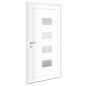 vidaXL Haustür Weiß 110x210 cm Aluminium und PVC vidaXL Haustür Weiß 110x210 cm Aluminium und PVC