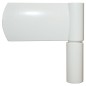 vidaXL Haustür Weiß 110x210 cm Aluminium und PVC vidaXL Haustür Weiß 110x210 cm Aluminium und PVC