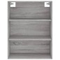 vidaXL Highboard Grau Sonoma 69,5x34x180 cm Holzwerkstoff vidaXL Highboard Grau Sonoma 69,5x34x180 cm Holzwerkstoff