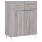 vidaXL Highboard Grau Sonoma 69,5x34x180 cm Holzwerkstoff vidaXL Highboard Grau Sonoma 69,5x34x180 cm Holzwerkstoff