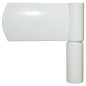 vidaXL Haustür Weiß 100x210 cm Aluminium und PVC vidaXL Haustür Weiß 100x210 cm Aluminium und PVC