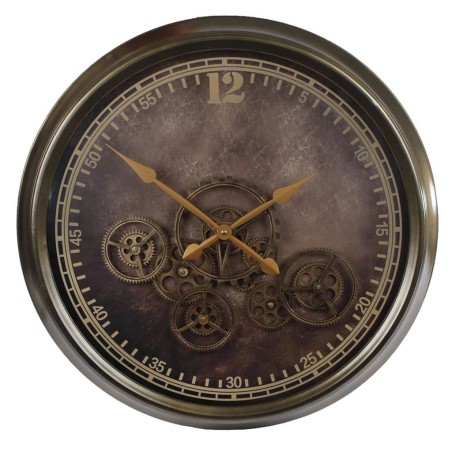Gifts Amsterdam Radar-Wanduhr Vienna Metall Golden 62 cm