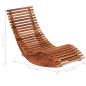 vidaXL Schaukelstühle Sonnenliegen 2 Stk. Akazienholz vidaXL Schaukelstühle Sonnenliegen 2 Stk. Akazienholz