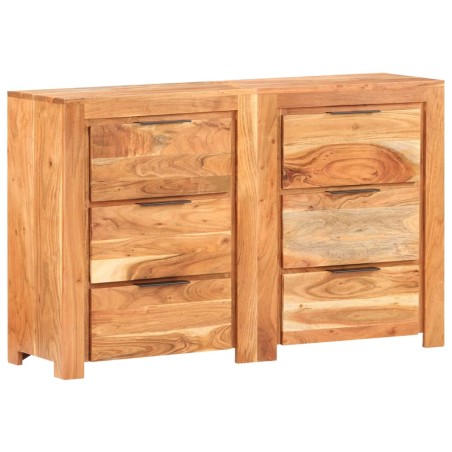 vidaXL Schubladenschrank 118x33x75 cm Akazie Massivholz