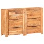 vidaXL Schubladenschrank 118x33x75 cm Akazie Massivholz vidaXL Schubladenschrank 118x33x75 cm Akazie Massivholz