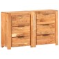 vidaXL Schubladenschrank 118x33x75 cm Akazie Massivholz vidaXL Schubladenschrank 118x33x75 cm Akazie Massivholz