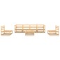 vidaXL 7-tlg. Garten-Lounge-Set Massivholz Kiefer vidaXL 7-tlg. Garten-Lounge-Set Massivholz Kiefer