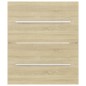 vidaXL Waschbeckenunterschrank Einbaubecken Sonoma-Eiche Holzwerkstoff vidaXL Waschbeckenunterschrank Einbaubecken Sonoma-Eiche Holzwerkstoff