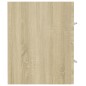 vidaXL Waschbeckenunterschrank Einbaubecken Sonoma-Eiche Holzwerkstoff vidaXL Waschbeckenunterschrank Einbaubecken Sonoma-Eiche Holzwerkstoff