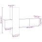 vidaXL 3-tlg. TV-Schrank-Set Grau Sonoma Holzwerkstoff vidaXL 3-tlg. TV-Schrank-Set Grau Sonoma Holzwerkstoff