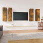 vidaXL TV-Schränke 4 Stk. Räuchereiche 30,5x30x110 cm Holzwerkstoff vidaXL TV-Schränke 4 Stk. Räuchereiche 30,5x30x110 cm Holzwerkstoff