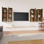 vidaXL TV-Schränke 4 Stk. Räuchereiche 30,5x30x110 cm Holzwerkstoff vidaXL TV-Schränke 4 Stk. Räuchereiche 30,5x30x110 cm Holzwerkstoff