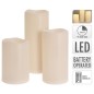 Ambiance 3-tlg. LED-Kerzen-Set mit Fernbedienung Ambiance 3-tlg. LED-Kerzen-Set mit Fernbedienung