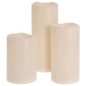 Ambiance 3-tlg. LED-Kerzen-Set mit Fernbedienung Ambiance 3-tlg. LED-Kerzen-Set mit Fernbedienung