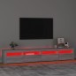 vidaXL TV-Schrank mit LED-Leuchten Grau Sonoma 240x35x40 cm vidaXL TV-Schrank mit LED-Leuchten Grau Sonoma 240x35x40 cm