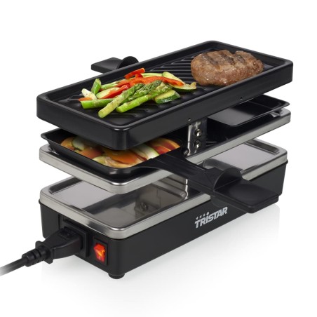 Tristar Raclette-Grill 2 Personen RA-2741 400W 23,8x10,4 cm Schwarz